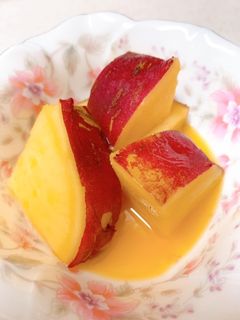 圧力鍋で超楽ちん サツマイモのオレンジ煮-レシピのメイン写真