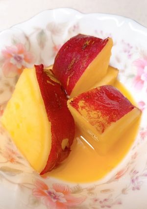圧力鍋で超楽ちん　サツマイモのオレンジ煮-レシピのメイン写真