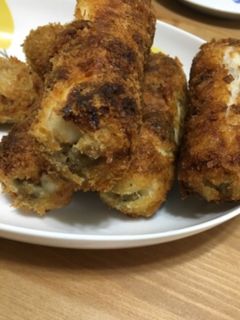 餃子のタネをリメイク!ちくわの肉詰め-レシピのメイン写真