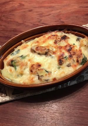 牡蠣とほうれん草と男爵のグラタン-レシピのメイン写真