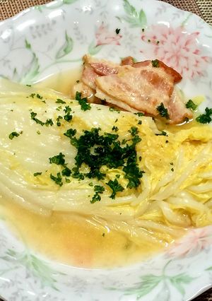 白菜とベーコンのコンソメ煮-レシピのメイン写真