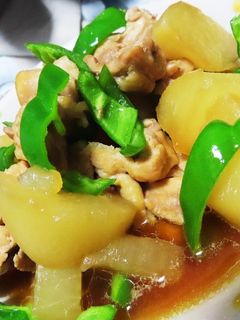 鶏肉と大根の甘辛煮-レシピのメイン写真