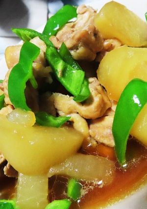 鶏肉と大根の甘辛煮-レシピのメイン写真