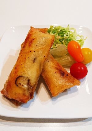 キノコとベーコンの春巻-レシピのメイン写真