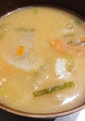 風邪に負けない♡お味噌汁♡-レシピのメイン写真