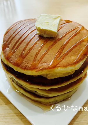 我が家のふわふわパンケーキ✧︎*。-レシピのメイン写真