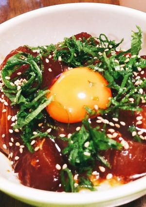 簡単！まぐろユッケ丼-レシピのメイン写真
