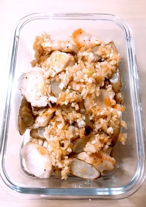 ♡鶏のささみとゴボウの油淋鶏♡-レシピのメイン写真