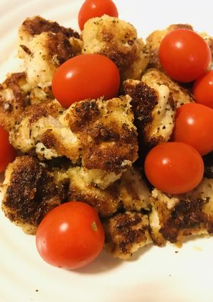 鶏もも肉のパン粉炒め揚げ●ハーフカツ？-レシピのメイン写真