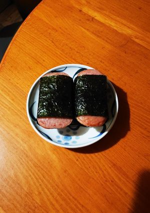 息子の好きなスパムのおにぎりです-レシピのメイン写真