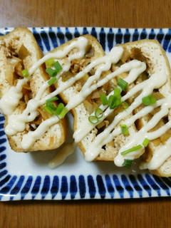 栃尾揚げのネギ包み-レシピのメイン写真