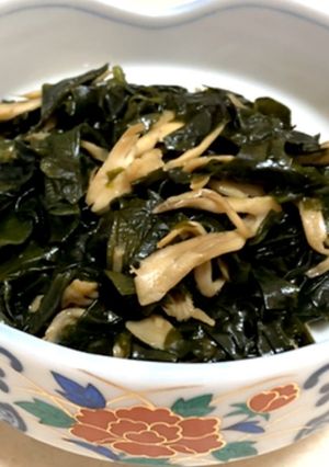 舞茸とわかめの炒め物-レシピのメイン写真