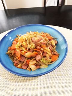 ガッツリキムチ野菜炒め-レシピのメイン写真
