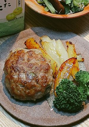 合挽肉と豆腐のさっぱりハンバーグ-レシピのメイン写真