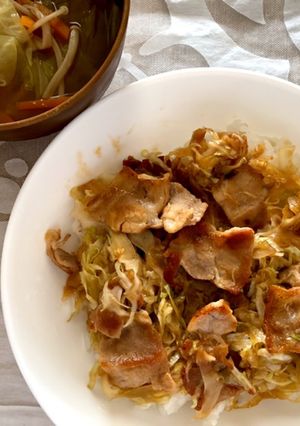 千切りキャベツの生姜焼き-レシピのメイン写真