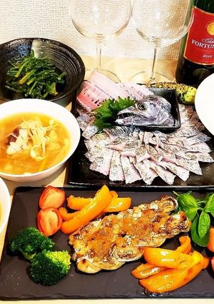 釣りごはん☆太刀魚の手綱焼きとお刺身-レシピのメイン写真