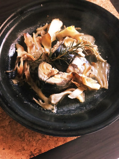 包丁要らず!タジン鍋のサバ缶の香草蒸し!-レシピのメイン写真