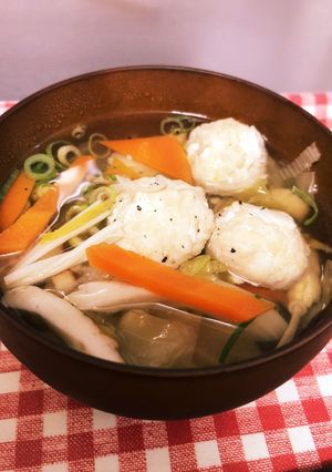 野菜たっぷりつくね汁-レシピのメイン写真