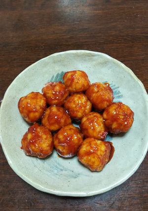 えび団子(甘酢あんかけ)-レシピのメイン写真