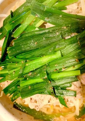 もやしとニラと豚しゃぶ肉の重ね蒸し煮-レシピのメイン写真