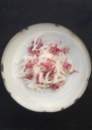 菊とダイコンのなます！-レシピのメイン写真