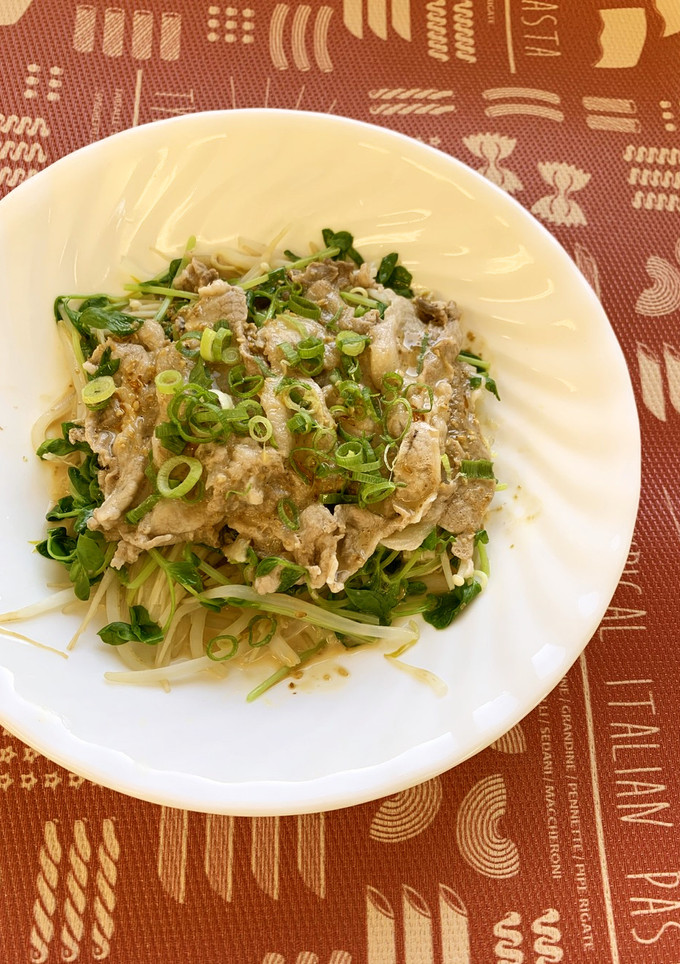 10分で完成！豚肉ともやしのレンジ蒸し-レシピのメイン写真
