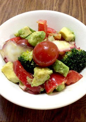 妊活応援レシピ　野菜たっぷりタコのマリネ-レシピのメイン写真