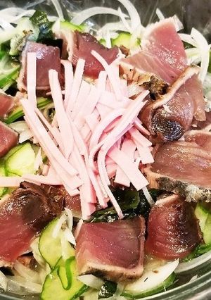 鰹の酢の物-レシピのメイン写真