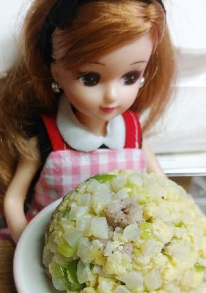 リカちゃん♡程一彦氏式炒飯(低糖質)-レシピのメイン写真