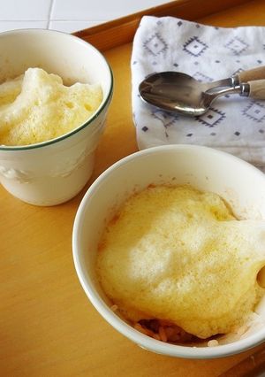 ふわふわメレンゲ★マグカップオムライス-レシピのメイン写真