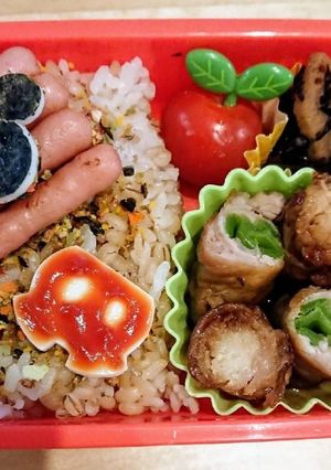 幼稚園のお弁当第36段!!時短ミッキー！-レシピのメイン写真
