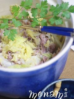 白菜と豚肉の♡蒸し煮♡-レシピのメイン写真
