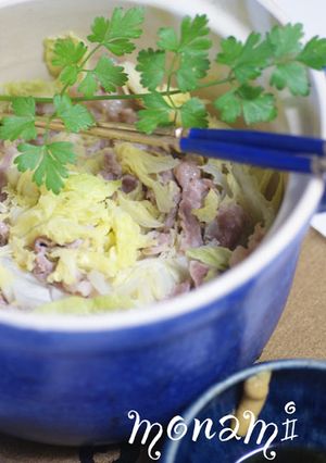 白菜と豚肉の♡蒸し煮♡-レシピのメイン写真