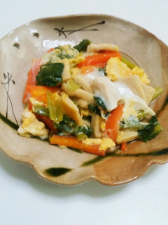 体に優しい♪高野豆腐と野菜の卵とじ-レシピのメイン写真