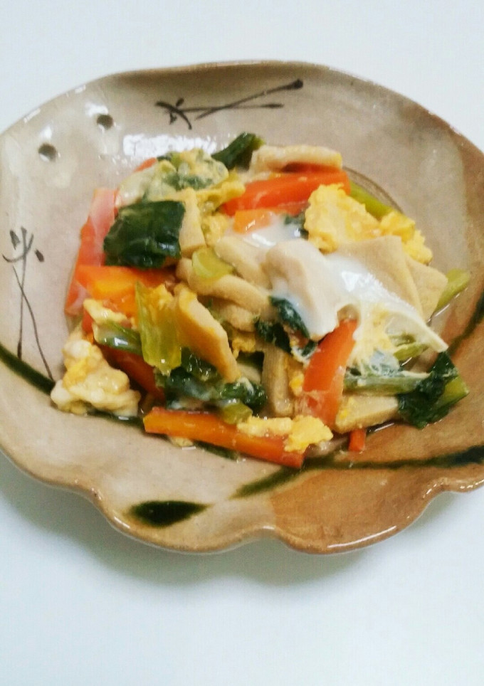 体に優しい♪高野豆腐と野菜の卵とじ-レシピのメイン写真