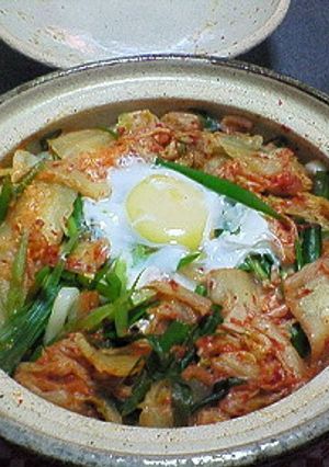 簡単!早い!キムチチゲ風うどん-レシピのメイン写真
