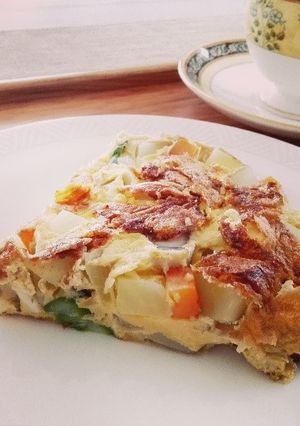 じゃがいもと人参のスペイン風オムレツ-レシピのメイン写真
