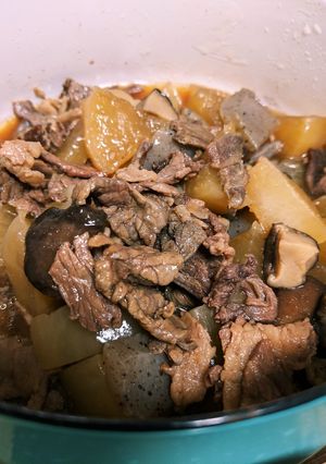 ホットクック☆大根と牛肉の煮物-レシピのメイン写真