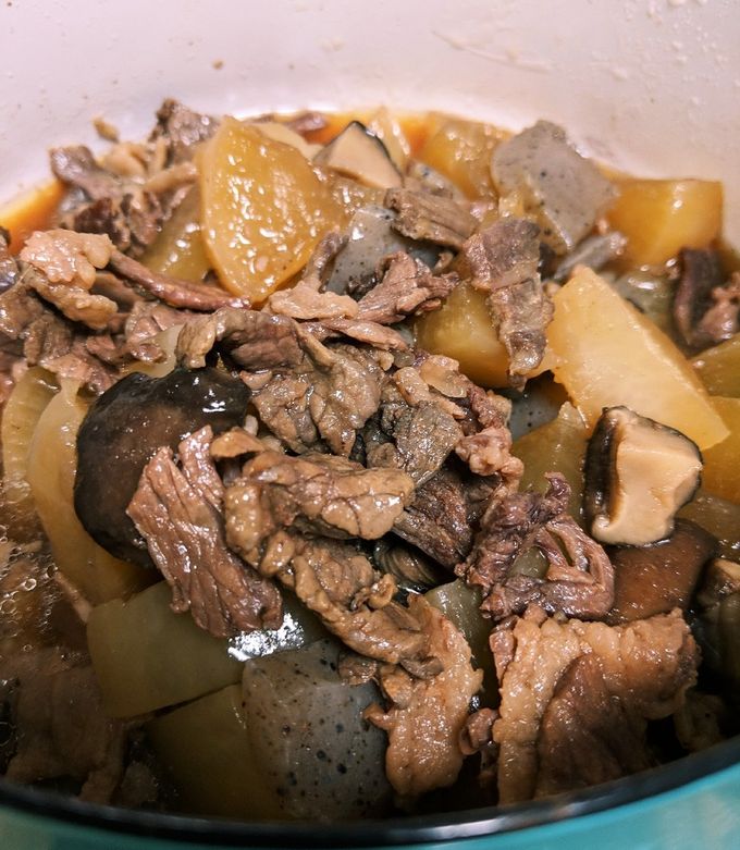 ホットクック☆大根と牛肉の煮物 by hiropegase 【クックパッド】 簡単