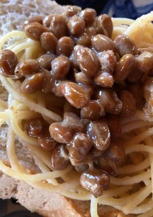 納豆とたらコスパのトースト-レシピのメイン写真