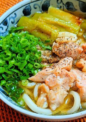 鶏南蛮うどん-レシピのメイン写真