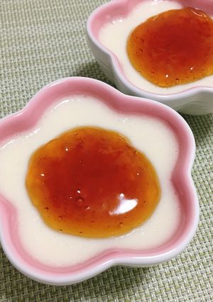 みたらしだんご風☆豆乳ぷりん-レシピのメイン写真