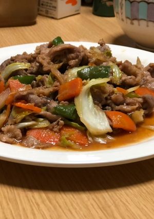 簡単！焼肉炒め-レシピのメイン写真