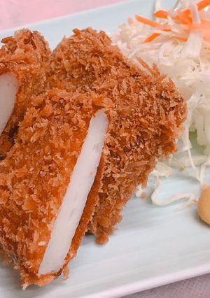 おでんの揚げはんぺんを！フライにしました-レシピのメイン写真