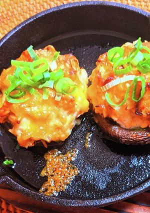 椎茸ツナのチーズオーブン焼き-レシピのメイン写真