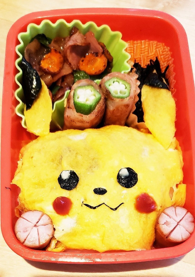 幼稚園のお弁当第42段!!ピカチュウ☆-レシピのメイン写真