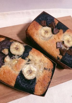 ミケ猫柄のパウンドケーキ♡-レシピのメイン写真