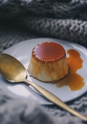 昔ながらの硬めプリン-レシピのメイン写真
