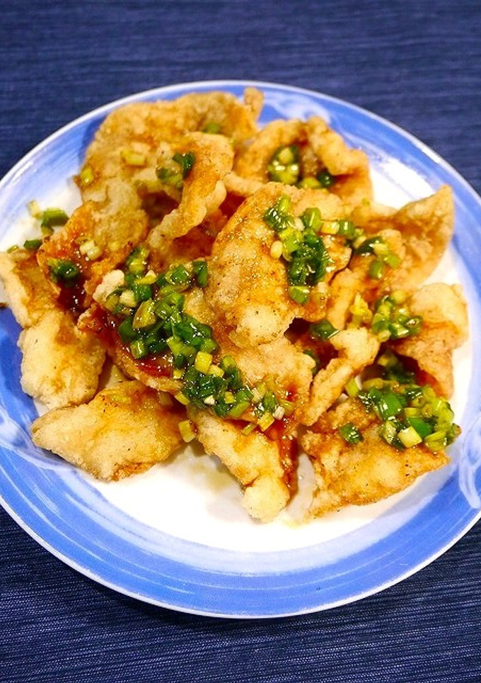 簡単！ネギポン竜田揚げ☆油淋鶏風-レシピのメイン写真