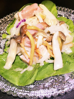 簡単でヘルシー きのこのオニオンサラダ-レシピのメイン写真